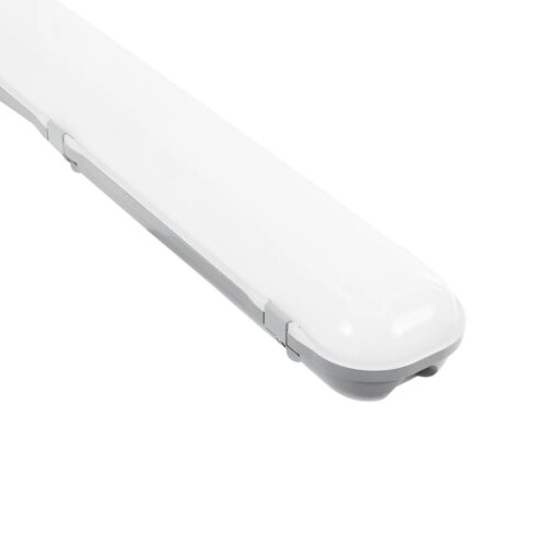 GloboStar® PARKING 61702 LED Γραμμικό Βιομηχανικό Φωτιστικό Tri-Proof 120cm 48W 5760lm 120° AC 220-240V Αδιάβροχο IP67 –  2.4G Smart Group Control System with Microwave Sensor – Μ120 x Π10,5 x Υ8cm – 5000K – 5 Χρόνια Εγγύηση