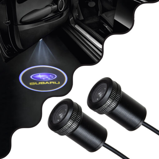 GloboStar® 81625 SUBARU Ghost Car Brand Logo Projector – Προτζέκτορας Προβολής Μάρκας Αυτοκινήτου LED CREE XHP35 3W 240lm 120° DC 12V IP20 Ψυχρό Λευκό 6000K