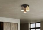 Φωτιστικό Οροφής Trio Lighting 3xE27 Καφέ Χρώματος – 619430317