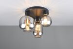 Πολύφωτο Οροφής Μαύρο Ματ & Γυαλί DIVA 3xE27 Trio Lighting – 619800332