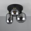 Πολύφωτο Οροφής Μαύρο Ματ & Γυαλί DIVA 3xE27 Trio Lighting – 619800332