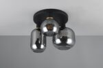Πολύφωτο Οροφής Μαύρο Ματ & Γυαλί DIVA 3xE27 Trio Lighting – 619800332