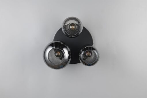 Πολύφωτο Οροφής Μαύρο Ματ & Γυαλί DIVA 3xE27 Trio Lighting – 619800332