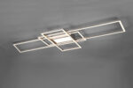 Φωτιστικό Οροφής Trio Lighting LED 60W  Νίκελ Ματ Μεταλλικό Dimmable 6500lm 3000Κ-6500K με Τηλεχειριστήριο – 620010407