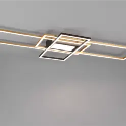 Φωτιστικό Οροφής Trio Lighting IRVINE  LED, 60W · 7100lm, 3000 – 6500K Ορείχαλκος Ματ Μεταλλικό, Τηλεχειριζόμενο Dimmable, Λειτουργία μνήμης, – 620010408
