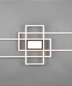 Φωτιστικό Οροφής Trio Lighting IRVINE  LED, 60W · 7100lm, 3000 – 6500K Ορείχαλκος Ματ Μεταλλικό, Τηλεχειριζόμενο Dimmable, Λειτουργία μνήμης, – 620010408