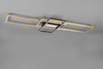 Φωτιστικό Οροφής Trio Lighting IRVINE  LED, 60W · 7100lm, 3000 – 6500K Ορείχαλκος Ματ Μεταλλικό, Τηλεχειριζόμενο Dimmable, Λειτουργία μνήμης, – 620010408