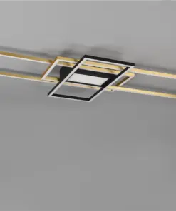 Φωτιστικό Οροφής Trio Lighting IRVINE  LED, 60W · 7100lm, 3000 – 6500K Ορείχαλκος Ματ Μεταλλικό, Τηλεχειριζόμενο Dimmable, Λειτουργία μνήμης, – 620010408