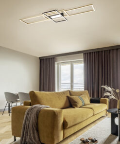 Φωτιστικό Οροφής Trio Lighting IRVINE  LED, 60W · 7100lm, 3000 – 6500K Ορείχαλκος Ματ Μεταλλικό, Τηλεχειριζόμενο Dimmable, Λειτουργία μνήμης, – 620010408