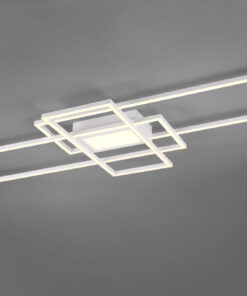 Φωτιστικό Οροφής Trio Lighting LED 60W  Λευκό Ματ Μεταλλικό Dimmable 6500lm 3000-6500K με Τηλεχειριστήριο – 620010431