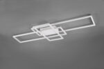 Φωτιστικό Οροφής Trio Lighting LED 60W  Λευκό Ματ Μεταλλικό Dimmable 6500lm 3000-6500K με Τηλεχειριστήριο – 620010431
