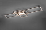 Φωτιστικό Οροφής Trio Lighting LED 60W  Ανθρακί Μεταλλικό Dimmable 6500lm 3000 – 6500K  620010442