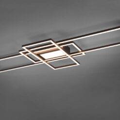Φωτιστικό Οροφής Trio Lighting LED 60W Ανθρακί Μεταλλικό Dimmable 6500lm 3000 – 6500K 620010442