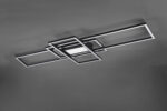 Φωτιστικό Οροφής Trio Lighting LED 60W  Ανθρακί Μεταλλικό Dimmable 6500lm 3000 – 6500K  620010442