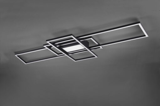 Φωτιστικό Οροφής Trio Lighting LED 60W  Ανθρακί Μεταλλικό Dimmable 6500lm 3000 – 6500K  620010442