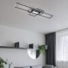 Φωτιστικό Οροφής Trio Lighting LED 60W  Ανθρακί Dimmable 7100lm 3000 – 6500K με Τηλεχειριστήριο – 620010442