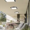 Φωτιστικό Οροφής Trio Lighting LED 18W  Ανθρακί Αλουμίνιο 2000lm 3000K IP54 620160142