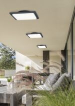 Φωτιστικό Οροφής Trio Lighting LED 18W  Ανθρακί Αλουμίνιο 2000lm 3000K IP54 620160142