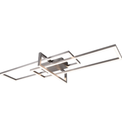 Φωτιστικό Οροφής Trio Lighting LED 34W  Νίκελ Ματ Μεταλλικό Step Dimmable 3900lm 3000K  620310307