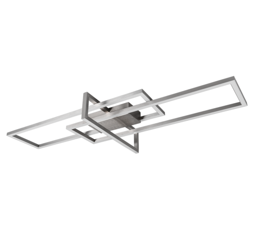 Φωτιστικό Οροφής Trio Lighting LED 34W  Νίκελ Ματ Μεταλλικό Step Dimmable 3900lm 3000K  620310307
