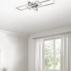 Φωτιστικό Οροφής Trio Lighting LED 34W  Νίκελ Ματ Μεταλλικό Step Dimmable 3900lm 3000K  620310307