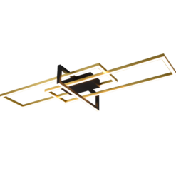 Φωτιστικό Οροφής Trio Lighting LED 34W  Ορείχαλκος Ματ Μεταλλικό Step Dimmable 3900lm 3000K  620310308
