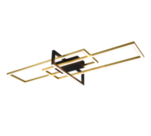 Φωτιστικό Οροφής Trio Lighting LED 34W  Ορείχαλκος Ματ Μεταλλικό Step Dimmable 3900lm 3000K  620310308