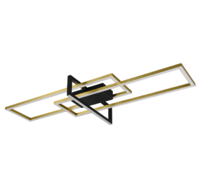 Φωτιστικό Οροφής Trio Lighting LED 34W  Ορείχαλκος Ματ Μεταλλικό Step Dimmable 3900lm 3000K  620310308