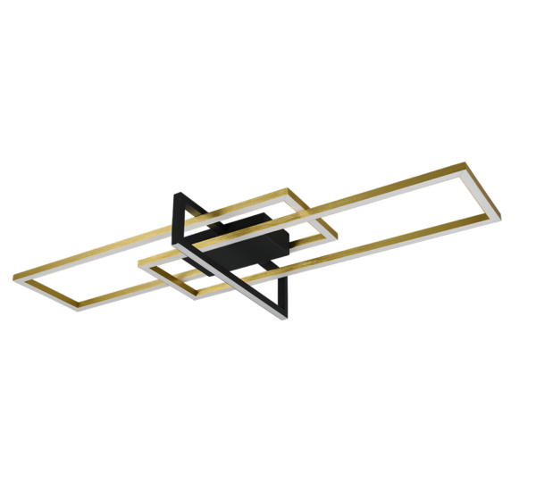 Φωτιστικό Οροφής Trio Lighting LED 34W  Ορείχαλκος Ματ Μεταλλικό Step Dimmable 3900lm 3000K  620310308