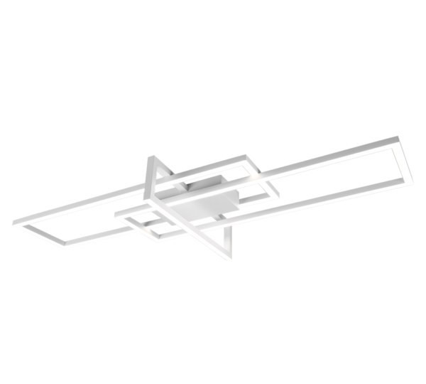 Φωτιστικό Οροφής Trio Lighting LED 34W  Λευκό Ματ Μεταλλικό Step Dimmable 4100lm 4000K  620310331