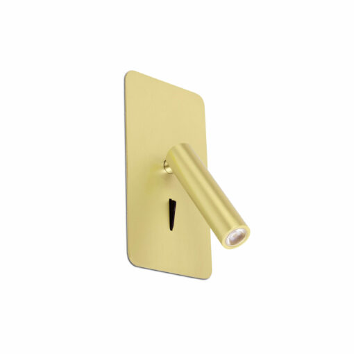 SUAU LED SATIN GOLD RECESSED LAMP LED 3W 3000K FARO – 62114