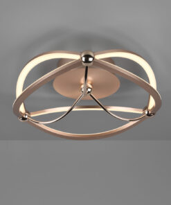 Φωτιστικό Οροφής Trio Lighting LED 20W  Ορείχαλκος Ματ Μεταλλικό Step Dimmable 2500lm 3000K  621210108