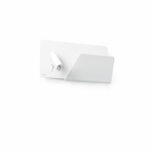 SUAU USB WHITE WALL LAMP WITH LED 3W 3000K RIGHT READER FARO – 62122