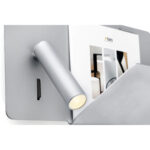 SUAU USB GREY WALL LAMP WITH LED 3W 3000K RIGHT READER HIGH FARO – 62123