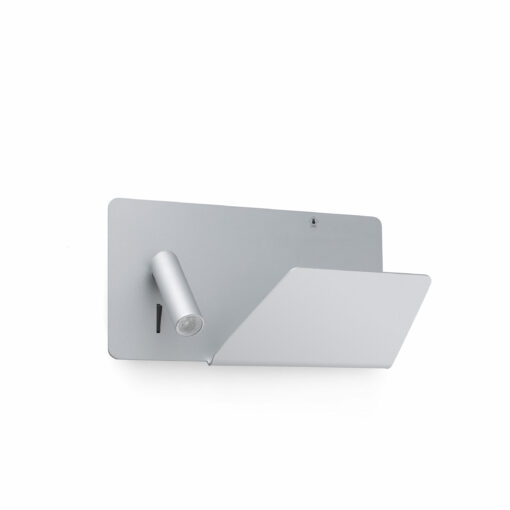 SUAU USB GREY WALL LAMP WITH LED 3W 3000K RIGHT READER HIGH FARO – 62123