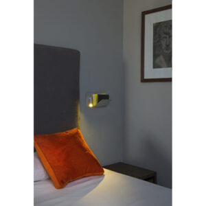 SUAU USB GREY WALL LAMP WITH LED 3W 3000K LEFT READER HIGH FARO – 62125