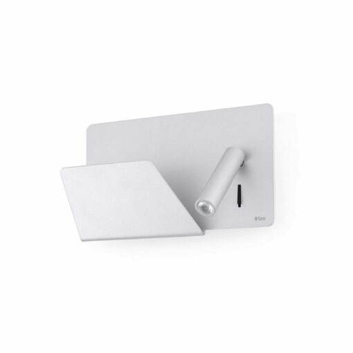SUAU USB GREY WALL LAMP WITH LED 3W 3000K LEFT READER HIGH FARO – 62125