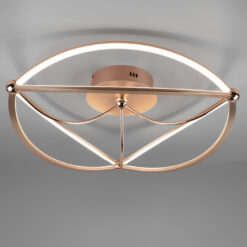 Φωτιστικό Οροφής Trio Lighting LED 42W  Ορείχαλκος Ματ Μεταλλικό Step Dimmable 5100lm 3000K  621290108
