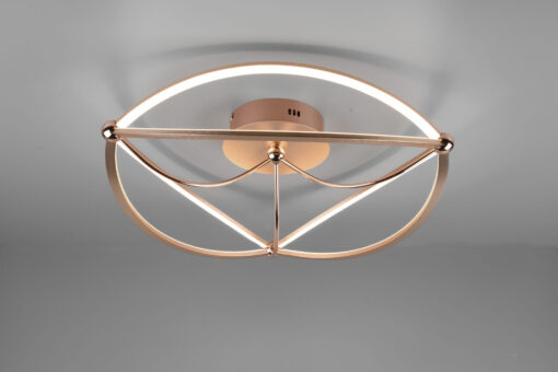 Φωτιστικό Οροφής Trio Lighting LED 42W  Ορείχαλκος Ματ Μεταλλικό Step Dimmable 5100lm 3000K  621290108