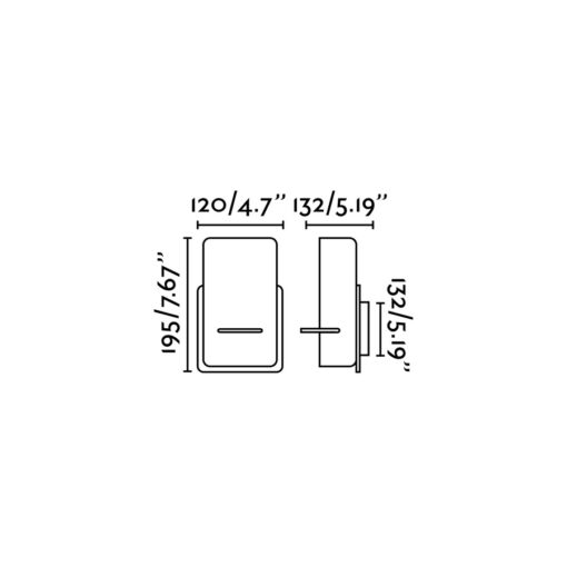 Faro Barcelona SMILE Επιτοίχιο Περιστρεφόμενο Φωτιστικό Μαύρου Χρώματος- 62131