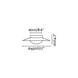 Faro Barcelona SIDE Φωτιστικό Οροφής Λευκού Χρώματος LED 17W 3000K – 62144
