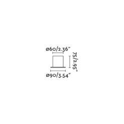 TEN WHITE TABLE LAMP FARO – 62168