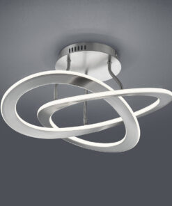 Φωτιστικό Οροφής Trio Lighting LED 40W  Νίκελ Ματ Μεταλλικό Step Dimmable 4400lm 3000K  621710107