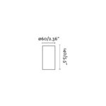 Faro Barcelona TEN-140 Επιτοίχιο Φωτιστικό Μαύρου Χρώματος- 62171