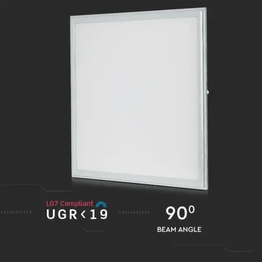 LED Πάνελ Τετράγωνο Χωνευτό 60X60 cm 45W UGR