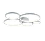Φωτιστικό Οροφής Trio Lighting LED 49W  Λευκό Ματ Μεταλλικό Step Dimmable 5600lm 3000K  622610531