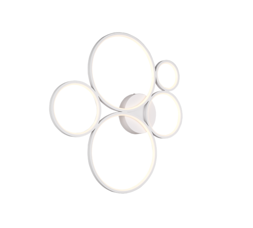 Φωτιστικό Οροφής Trio Lighting LED 49W  Λευκό Ματ Μεταλλικό Step Dimmable 5600lm 3000K  622610531