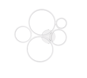 Φωτιστικό Οροφής Trio Lighting LED 49W  Λευκό Ματ Μεταλλικό Step Dimmable 5600lm 3000K  622610531