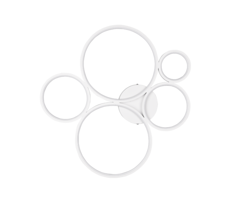 Φωτιστικό Οροφής Trio Lighting LED 49W  Λευκό Ματ Μεταλλικό Step Dimmable 5600lm 3000K  622610531