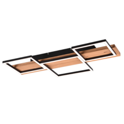 Φωτιστικό Οροφής Trio Lighting HARPER  LED, 30W · 4000lm, 3000K Μαύρο Ματ Μεταλλικό, Step Dimmable – 622910332
